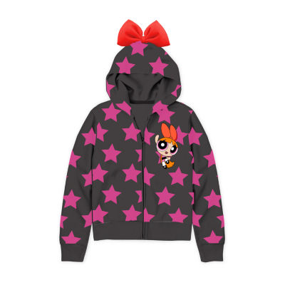 Little Big Girls Powerpuff Girls Fleece Zipper Hoodie Color