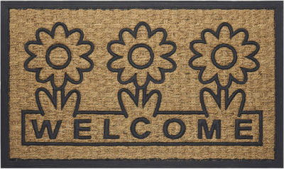 Achim Welcome Home Rubber 18X30 Doormat, Color: Multi - JCPenney