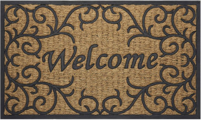 Achim Welcome Home Rubber 18X30 Doormat, Color: Multi - JCPenney