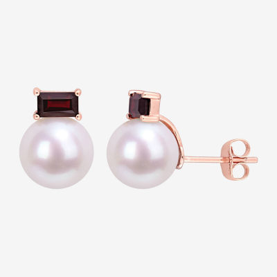 Freshwater Cultured Pearl Earrings 10K Rose Gold