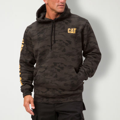 CAT Trademark Banner Mens Long Sleeve Hoodie - JCPenney