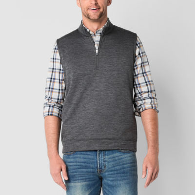 St. John s Bay Pullover Quarter Zip Mens Vest JCPenney