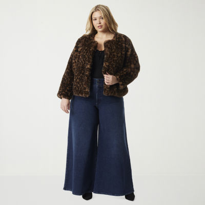 JESS  JS Jessica Simpson Womens Plus Wide Leg High Rise Pant