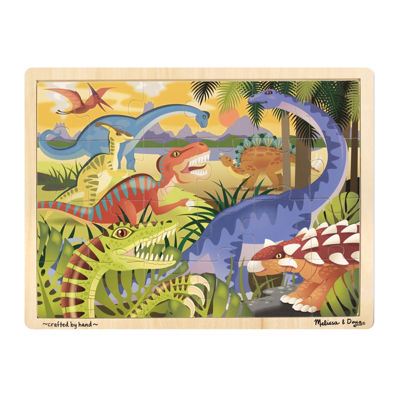 Melissa & Doug Dinosaur Jigsaw (24-Pc), Color: Multi - JCPenney