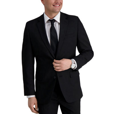 Haggar J.M. Haggar™ Mens Grid Stretch Fabric Classic Fit Suit Separates,  Color: Navy - JCPenney