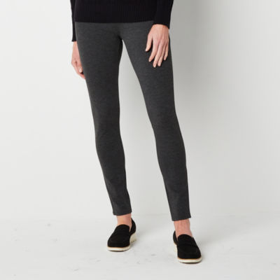 Ponte Black Ankle Length Legging