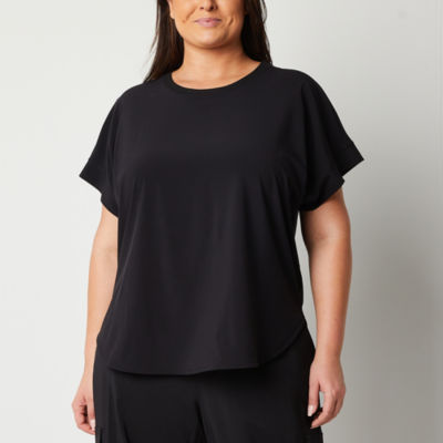 Plus Size Black Oversized T-Shirt