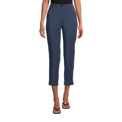 Worthington Plus Womens Fit Solution Ultra Sculpt Ponte Ankle Pants