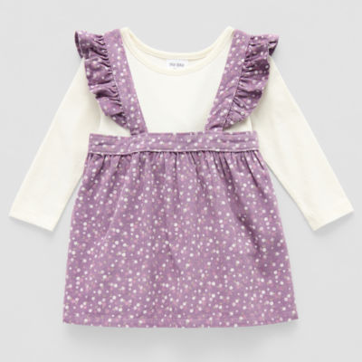 Okie Dokie Baby Girls Sleeveless 2 pc. Dress Set Color Polar Bear Purple JCPenney