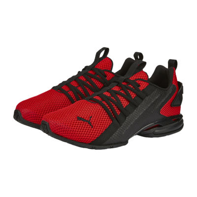 puma shoes black and red