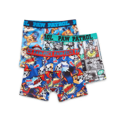 Toddler Boys 3 Pack Paw Patrol Boxer Briefs, Color: Paw Patrol