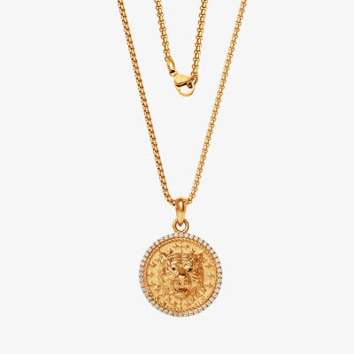 Mens versace sales pendant necklace