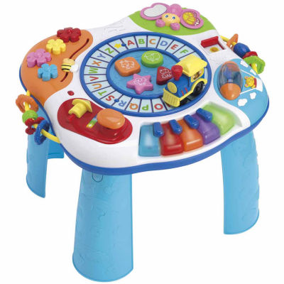 winfun letter train & piano activity table