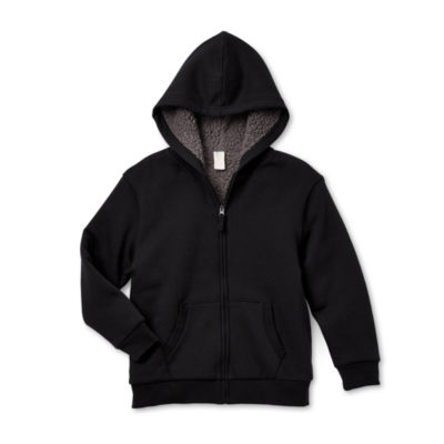 Thereabouts Sherpa Little Big Boys Fleece Zipper Hoodie JCPenney