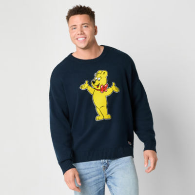 JCPenney x HARIBO Mens Big and Tall Crew Neck Long Sleeve Pullover Sweater Color Navy JCPenney