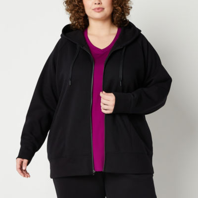 jcpenney Xersion Cotton Rich Fleece Pullover Hoodie, $36