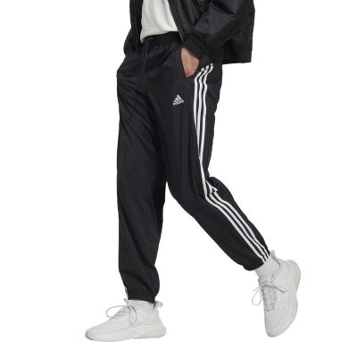 Adidas pants with on sale stripes halfway down