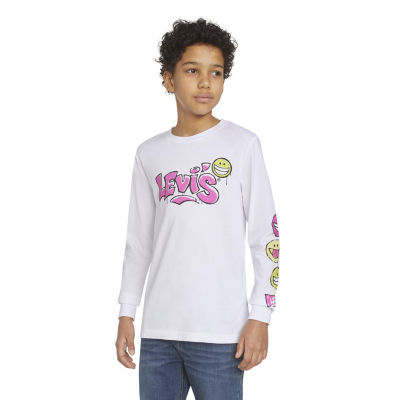 boys long-sleeve graphic logo tee, boys new arrivals