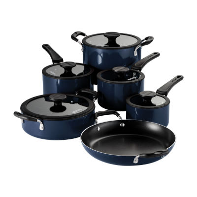 Tramontina 80143/031ds Cookware Set Nonstick 11-Piece Blue