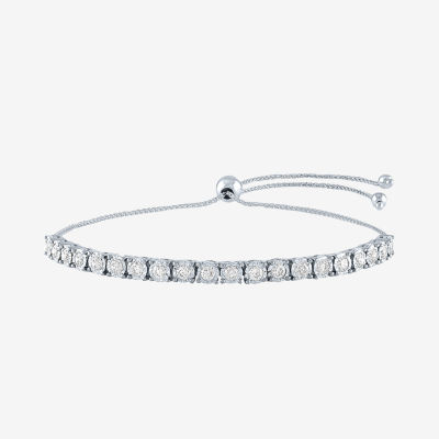 White gold diamond bolo bracelet sale