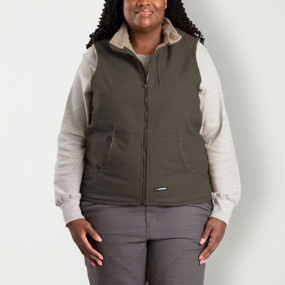 Sherpa lined puffer online vest