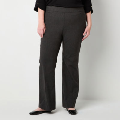 パンツ something LISA FLARE MIO RISE STRETCH Liz Claiborne Lisa Womens Flare Mid Rise Pull-On Pant - JCPenney