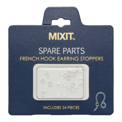 Mixit Spare Parts French Hook 24-Pc. Earring Backs, Color: Clear - JCPenney