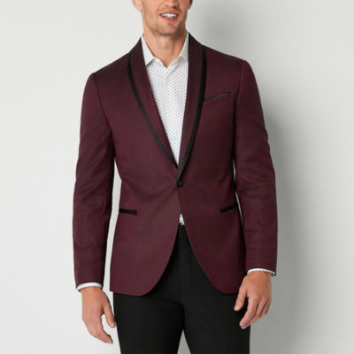 J. Ferrar Mens Stretch Fabric Classic Fit Evening Sport Coat