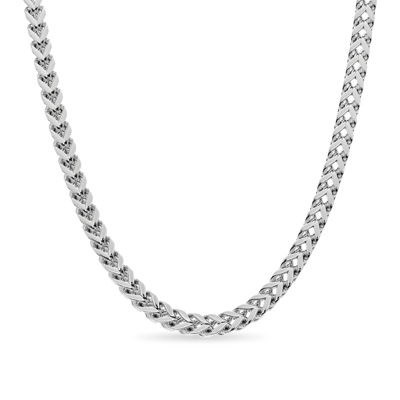 Black Stainless Steel Cable Chain Necklace - 20 inch-EMIDAAB