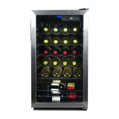Sørge over smid væk Fru BLACK+DECKER 26 Bottle Compressor Cooling Wine Fridge with Blue Light & LED  Display BD61536 BD61536, Color: Black - JCPenney