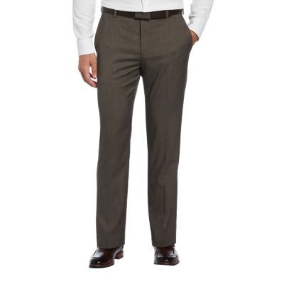 Savane Premium Stretch Gabardine Mens Straight Fit Flat Front Pant -  JCPenney