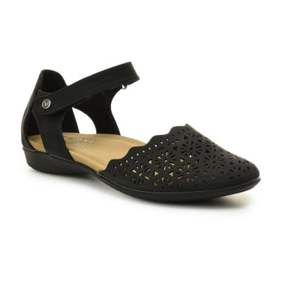 TARYN by TARYN ROSE Puncha Womens Round Closed Toe Ballet Flats