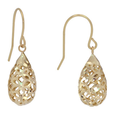 14K Gold Teardrop Earrings - JCPenney