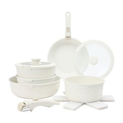Trending to!🤍 3 Piece Cookware Set with Detachable Handle🍳 Ilang set