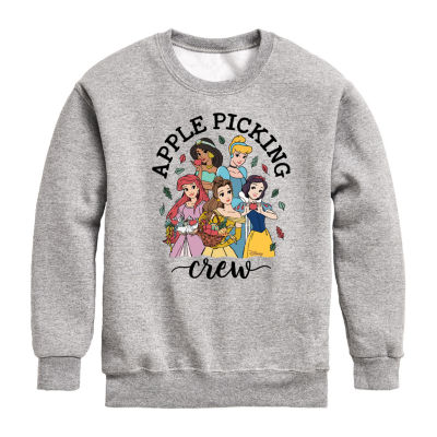 Disney Collection Little & Big Kid Girls Crew Neck Fleece Long