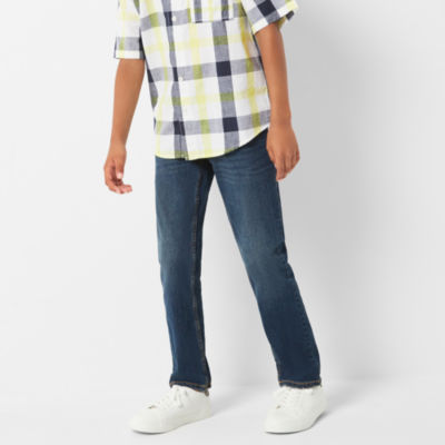 Thereabouts Little & Big Boys Pull-On Adjustable Waist Regular Fit Jogger  Jean, Color: Vintage Wash - JCPenney