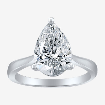 Pear shaped engagement hot sale ring jcpenney