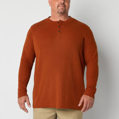 udvikle Bryggeri tøjlerne St. John's Bay Big and Tall Mens Long Sleeve Classic Fit Thermal Henley  Shirt - JCPenney