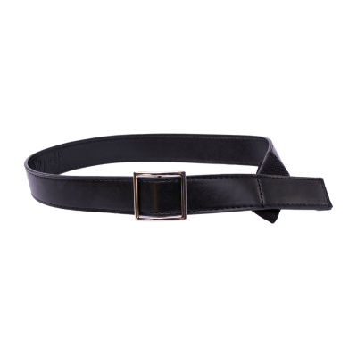 MYSELF BELTS - Solid Black Twill Easy Velcro Belt For Toddler/Kids