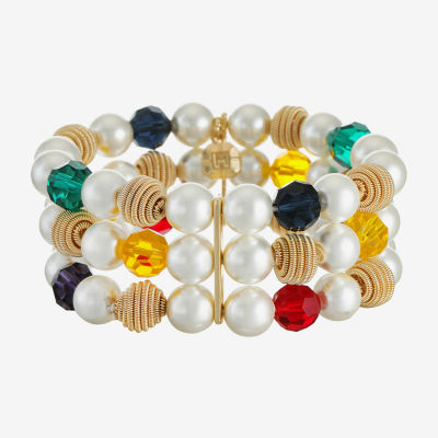 Thick hot sale pearl bracelet