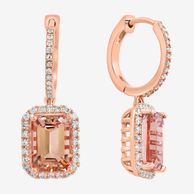 Effy Final Call Womens 5/8 CT. T.W. Genuine Pink Morganite 14K