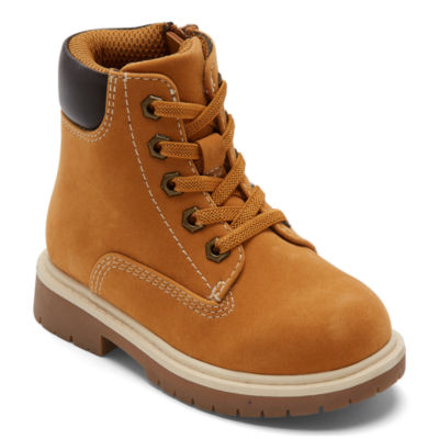 Boys leather hot sale hiking boots