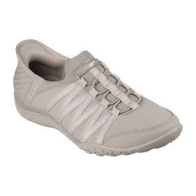 Skechers Womens Hands Free Slip-Ins Breathe Easy Slip-On Shoe, Color: Taupe  - JCPenney