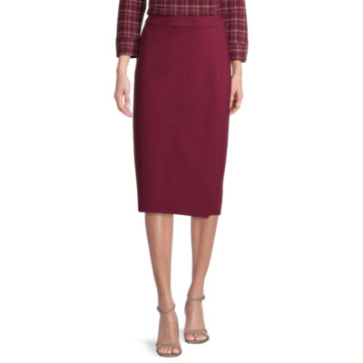 mauve corduroy skirt