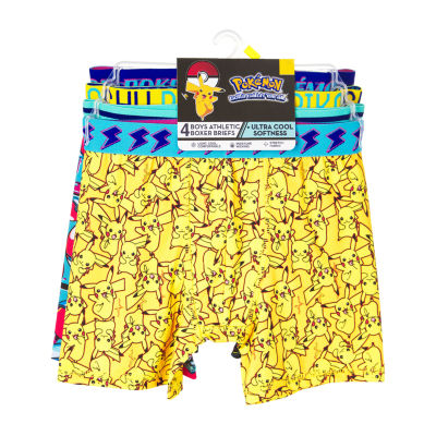 10-pack cotton boxer briefs - Light purple/Light yellow - Kids