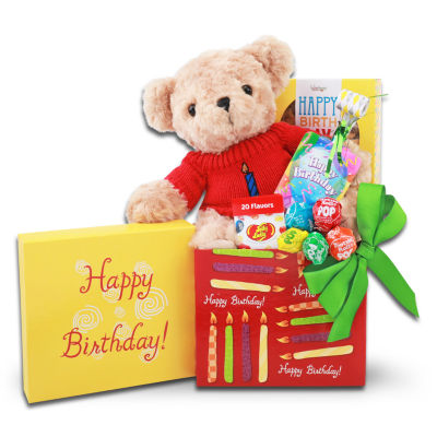 Happy Birthday Bear & Beer Gift Set