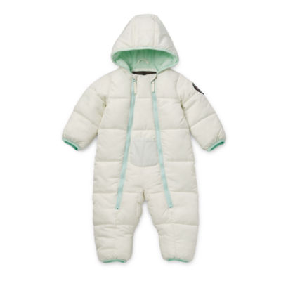 Baby Girls Zip-Front Color Block Jacket and Overall Snow Pant, 2 PC  Snowsuit