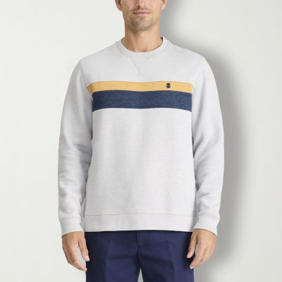 Izod sweatshirt fleece crew neck best sale