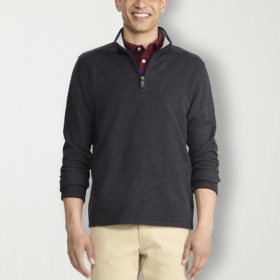 IZOD Sweater Fleece Mens Long Sleeve Quarter-Zip Pullover - JCPenney