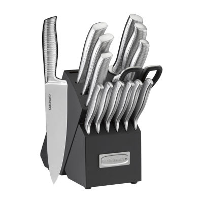 Cuisinart® Classic 15-pc. White Triple Rivet Cutlery Block Set, Color:  Sswhite - JCPenney